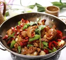 Spicy Pork Intestines Stir-fry