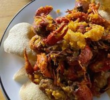 Golden Salted Egg Yolk Lobster