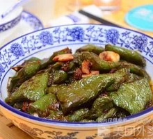 Braised Green Pepper with Tiger Stripes