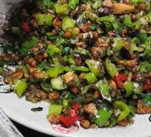 Chicken with Pickled Mustard Greens