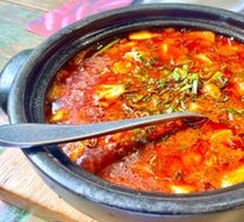 Fried Tofu with Brain Stew