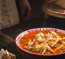 Young Ginger Stir-Fried Frog
