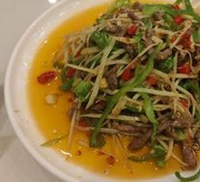 Sliced Beef with Young Ginger