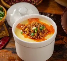 Sautéed Meat and Egg Custard