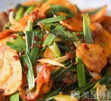 Sliced Potato with Twice-Cooked Pork