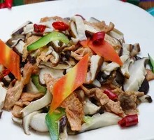 Shiitake Mushroom and Pork Slices
