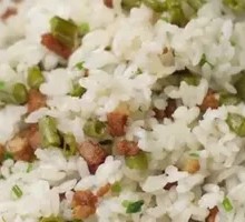 Minced Pork and Green Bean Fried Rice