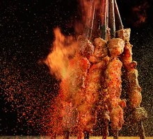 Lamb Skewers with Red Willow