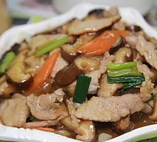 Shiitake Mushroom and Pork Slices