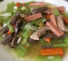 Stir-Fried Mixed Vegetables and Meat