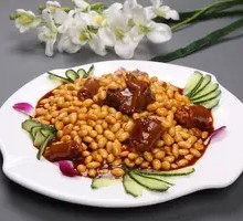 Braised Pork Belly with Yellow Beans