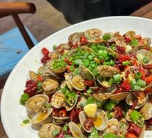Dry Pot Mussels