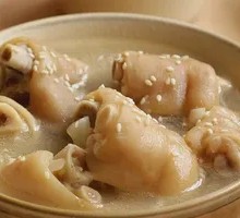 Snow Bean Pig Trotter Soup