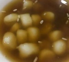 Red Sugar Fermented Rice Ball Soup