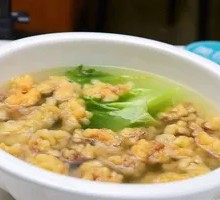 Fried Pork Meat Soup