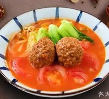 Tomato Lion Head Noodles