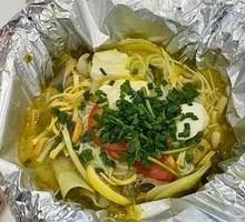 Golden Sour Fish Noodle Soup