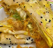 Meat Floss Pancake