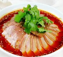 Sliced Beef and Pork Offal in Spicy Sauce