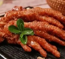 Braised Chicken Feet with Tiger Skin