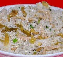 Sliced Pickle and Pork Fried Rice