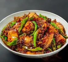 Salted Vegetable Stir-fry with Pork