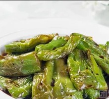 Braised Green Pepper with Tiger Stripes