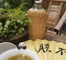 Covered Bowl Flower Tea