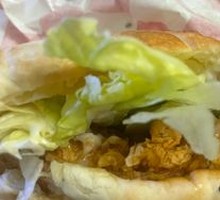 Spicy Chicken Leg Chinese Burger