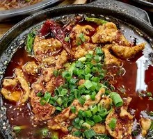 Oil-Poured Spicy and Tasty Pork