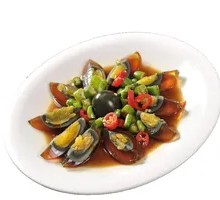 Green Pepper and Century Egg