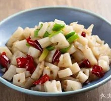 Stir-fried Lotus Root Cubes