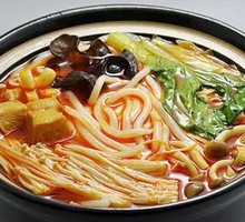 Crispy Pork Fish Tofu Noodle Soup