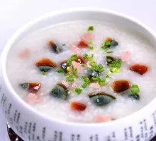 Preserved Egg and Pork Rice Porridge