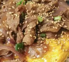 Stir-Fried Black Pepper Beef Short Ribs Rice