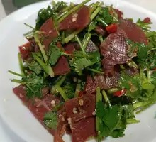 Wild Vegetable and Beef Salad