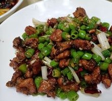 Spicy Rabbit with Green Pepper