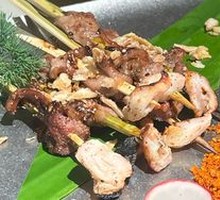 Charcoal-grilled Beef Tongue with Lychee