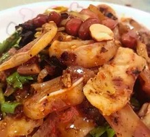Spiced Pig Ear Salad