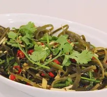 Cold-mixed kelp strands