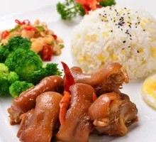 Braised Pig Trotter Rice