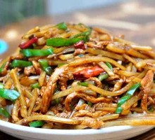 Potato and Pork Fried Rice