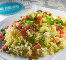 Stewed Pork and Green Bean Fried Rice