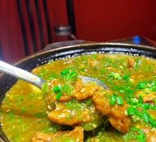 Stoneware Tofu with Beef Strips