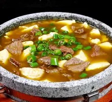 Stove Pot Tofu with Beef