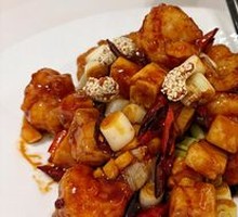 Kung Pao Shrimp Balls