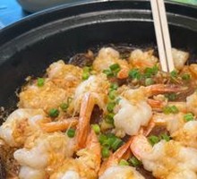 Steamed Garlic Shrimp