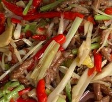 Sliced Beef with Young Ginger