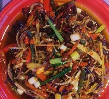 Stir-Fried Eel Strips