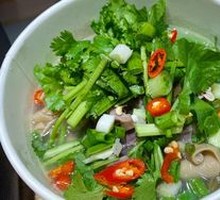 Duck Blood and Vermicelli Soup